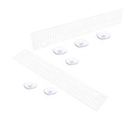 GRIRIW 2 Pièces Peigne pour Aquarium Accessoire D'aquarium Fourniture D'aquarium Peigne à Poisson à Débordement Peigne De Débordement De Poisson Peigne à Débordement Abdos Transparent