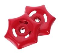 GRIRIW 2 Pièces Poignée de Vanne D'eau en Fer Trou Carré 6mm X 6mm Facile à Utiliser et Adaptable pour Vannes D'arrêt pour Diverses Industries