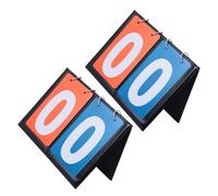 GRIRIW 2 pièces Tableau de Score Basket Portable Chiffres Double Face Léger et Manuel Compteur Score pour Tournois Intérieur Extérieur pour Équipes Domicile et Extérieur