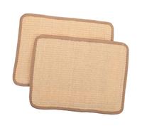 GRIRIW 2 Pièces Tapis Griffer Chat Sisal Naturel Protection Meubles Antidérapant pour Chat Lapin Cobaye Coussin Solide Multifonction Griffes et Soin Pet Care