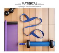 GRIRIW 2 Pièces Yoga Mat Strap Adjustable Carrier Belt with Buckle for Easy Transport and Stable Support Lightweight Exercise Mat Holder for Pilates Home Workout and Outdoor Fitness