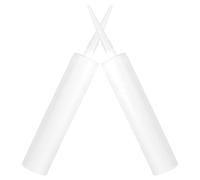 GRIRIW 2 Tubes de Mastic d'Étanchéité Vides Réutilisables Embout Fin Précis Applicateur Précis pour Calfeutrage Jointoiement Carrelage Réparation Fuites Usage Professionnel et