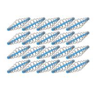 GRIRIW 20 Pièces Cage à Appâts à Ressort pour Carpes en Acier Inoxydable | Maille Fine, Montage Intégré, Résistante aux Attaques Courant, Usage Étang et Rivière Sauvage