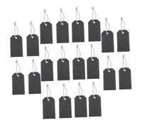GRIRIW 20 Pièces Étiquettes Bois Vides Mini Ardoises Suspendues pour Artisanat Étiquettes de Prix Cartes de Visite et Décorations de Fête