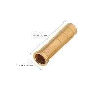 GRIRIW 24 Inserts de en Laiton 50 Grains Connecteurs Vissés pour Tubes Carbone et Fibre de Verre 62 MM Accessoires Lestés pour Tir à L’Arc Pack de 24 Pièces Compatibles et Tir sur
