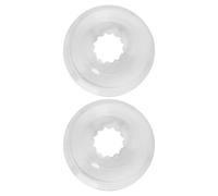 GRIRIW 2pcs Protège Rayon de Vélo en Plastique, Couvercle de Volant Moteur Robuste pour Protection des Rayons, Facile à Nettoyer, pour Sandales Femme Balade à Vélo