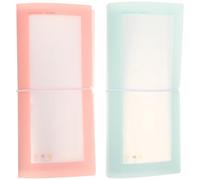 GRIRIW 2pièces Album de Rangement pour Autocollants Porte-stickers Transparent Macaron Grand Format pour Collection et Protection Léger pour Étudiants et Loisirs Créatifs