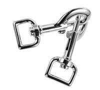 GRIRIW 2pièces Clip De Laisse pour Chien Attache Métallique Rotative Accessoires De Traction pour Animaux Pratique Et Légère Compatible avec Colliers Et Sangles