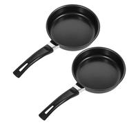 GRIRIW 2pièces Mini Poêle à Frire Antiadhésive Poêle De Cuisson Pour Œufs Crêpes Casserole Antiadhésive à Frire Pour Maison Restaurant