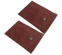 GRIRIW 2pièces Velvet Bible Holder Bag For Church Portable Religious Scriptures Organizer Pouch With Snap Button Curved Text Protection And Space-saving Storage