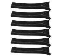 GRIRIW 3 Paires Housses d'accoudoir de Chaise de Jeu Housses d'accoudoirs de Chaise de Bureau Amovibles Housse d'accoudoir Black