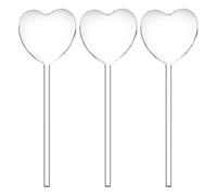 GRIRIW 3 Pièces Dispositif D’arrosage des Plantes en Verre Transparent | Pots et Plantes en Pot, Usage sans Main, Adapté aux Voyages D’affaires et Sorties Extérieures