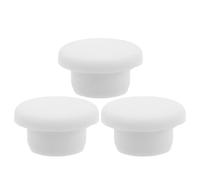 GRIRIW 3 Pièces Lot de 3 Bouchons Étanches en Caoutchouc 1,8 CM pour Congélateur et Réfrigérateur, Bouchons de Vidange Ronds Universels, Protection Anti-Fuite et Nettoyage Facile pour