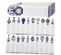 GRIRIW 30 Feuilles Marque Pages Porcelaine Imprimée Pages Créatifs Au Style Chinois Rétro pour Étudiants et Bureau pour Diy et Personnalisation