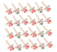 GRIRIW 30 Pièces Wooden Plant Stake Tags For Garden And Greenhouse Vegetable Name Markers For Strawberry Watermelon Lightweight Portable And Weather Resistant Gardening Labels