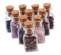 GRIRIW 30Ensembles Bouteille Verre Miniature Bouchon Liège pour Souhaits Décorations De Mariage