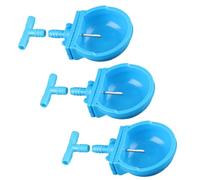 GRIRIW 3pièces Distributeur Eau pour Lapin Abreuvoir Automatique Bouteille Eau pour Petits Animaux Écuelle Réutilisable Léger