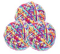 GRIRIW 3pièces Jouets Pelote De Colorée pour Chats Balles Interactives pour Kittens Amusantes Et Stimule Instinct De Chasse Et Favorise Animaux De Compagnie