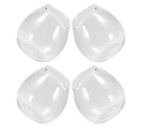 GRIRIW 4 Pièces Mini pot à lait japonais pichet de sirop pot de verre Pichet de sauce Distributeur de café verser de lait tasses de thé en porcelaine Transparent