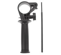 GRIRIW 4 Pièces Poignée Latérale Réglable en Plastique Noir pour Perceuse à Percussion Bague Intérieure Antidérapante et Plage de Serrage 41-44mm, Accessoire de Remplacement Pratique