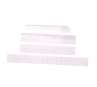 GRIRIW 4 Pièces Set de Règles à Coudre Transparentes Règles Courbes pour Modélisation et Couture Outils de Découpe pour Fabrication de Vêtements