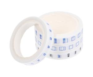 GRIRIW 4 Rouleaux Washi Tape Kawaii Pour Marquage De Dates Et Planification Du Temps, Papier Washi Blanc, Pour Scrapbooking Et Journals