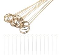 GRIRIW 40 pièces Floral Place Card Holders Metal Wire Photo Clip Picks for Wedding Bouquets and Event Decorations