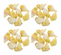 GRIRIW 40 Pièces Lot de 40 Figurines Miniatures de Perroquets Artificiels Réalistes en Résine Colorée, Décorations Mignonnes pour Bureau et Maison, Accessoires Décoratifs pour