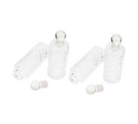 GRIRIW 4pièces Bouteilles De Diffusion De Parfum Verre Transparent pour Aromathérapie Flacons Élégants pour Décoration Et Purification De Air