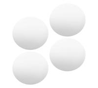 GRIRIW 4pièces Plateaux Miroirs Ronds Acrylique Plateaux Décoratifs pour Centres de Table de Mariage Organisateur Bijoux et Plateau Vanity Argenté