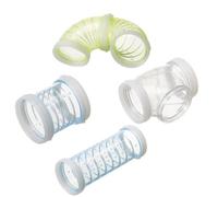GRIRIW 4pièces Tubes Labyrinthes pour Hamsters Accessoires De Maze Couleurs Aléatoires Jouets Amusants pour Rongeurs