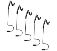 GRIRIW 5 pièces Crochets S pour Camping Supports Polyvalents pour Lampes de Tente et Lanternes Suspension Facile pour Sacs et Vêtements Extérieur Lot de Noirs