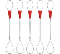 GRIRIW 5 pièces Lot de Outils de Traction Câble Électricien Ergonomiques Attaches Ruban Poisson Tire-fils Compact pour Installation et Maintenance de Fils Souples et Câbles Électriques