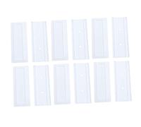GRIRIW 6 paires Support Mural pour Multiprises Adhésif Durable Organisateur Câbles sans Perçage Fixation Murale pour Gestion Ordonnée et Sécurisée des Prises Électriques
