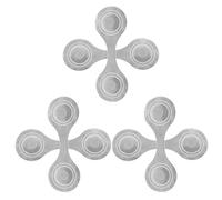 GRIRIW 6 Pièces Clips de Signalisation Réfléchissants Magnétiques, Réflecteurs Magnétiques pour Cartables et Harnais pour Chien, PVC Blanc, Portables, Légers, pour Activités Extérieures