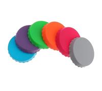 GRIRIW 6 pièces Couvercles de Canette Silicone Multicolores pour Canettes de Soda et Boissons Énergétiques Étanches et Réutilisables