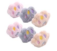 GRIRIW 6pièces Jouets Peluche pour avec Herbe à Chat Jouets Forme De Patte Stimule Instinct De Chasse Et Maintient Activité