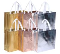 GRIRIW 6pièces Lot de Épicerie Réutilisables Sacs De Courses Portables Sacs De Rangement pour Cadeaux Délicats