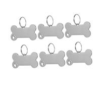 GRIRIW 6pièces Plaque Identification Personnalisée pour Chien Et Chat Médaille Inoxydable avec Design Créatif pour Collier Accessoires Animaux De Compagnie