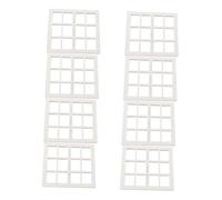 GRIRIW 8 Pièces Cadres de Fenêtres Miniatures de Accessoires pour Maison de Poupée pour DIY et Activités Familiales