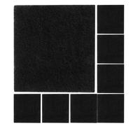 GRIRIW 8 Pièces Lot de 8 Filtres Charbon Actif pour Bac à Litière de Chat, 16,5×15 CM, Épaisseur 1 CM, Absorbeur d'Odeurs pour Compost et Litière, Remplacement pour Tapis Filtrants
