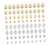 GRIRIW 80pièces Mini Grelots pour Animaux De Compagnie Clochettes Laiton Émaillé Brillant Décorations Élégantes pour Colliers De Chiens Et Chats Et