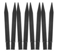 GRIRIW 8pcs Piquet de Terre en Plastique pour Lampes Solaires, Pièces de Rechange Faciles à Utiliser et Résistantes Vent, pour L'aménagement Allée et Lumière Solaire Extérieure