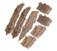 GRIRIW 8pièces Décor Écorce De Chêne pour Terrarium Plateforme pour Reptiles Et Aquariums Cachette Naturelle pour Animaux Moyenne Formes Variées