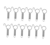 GRIRIW À Ressort pour Cage 12 Pièces Fournitures pour Cages pour Animaux De Compagnie Loquet À Ressort Bords Arrondis pour Une Utilisation en Toute Sécurité