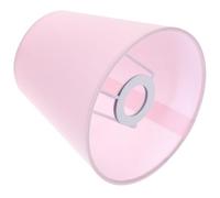 GRIRIW Abat-Jour Cylindrique en Lin pour Douille E27 Tissu Lin Couleur Rose Pâle Accessoire pour Lampe de Table et Applique Murale Cache-Lampe Vintage Fournitures pour Lampes