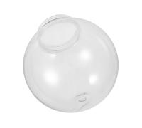 GRIRIW Abat-jour de Globe de Verre Acrylique Transparent, Globe en Verre Rond pour Éclairage Extérieur, Installation Facile pour Jardin et Décoration