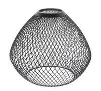 GRIRIW Abat-Jour en Métal Noir Ajouré Géométrique 160X135 MM Petit Abat-Jour Décoratif en Fil de Fer Suspendre Adapté pour Éclairage de Restaurant Salon et Maison