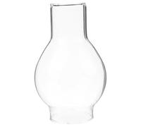 GRIRIW Abat-Jour en Verre Transparent pour Bougies Couvercle de Bougie Coupe-Vent Droit Protection Décorative pour Cheminée en Verre Usage Intérieur et Événements Festifs