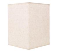 GRIRIW Abat-jour rustique rectangulaire en tissu, abat-jour pour lampe de table et applique murale, style artistique, dimensions moyennes, parfait pour coin lecture et chambre